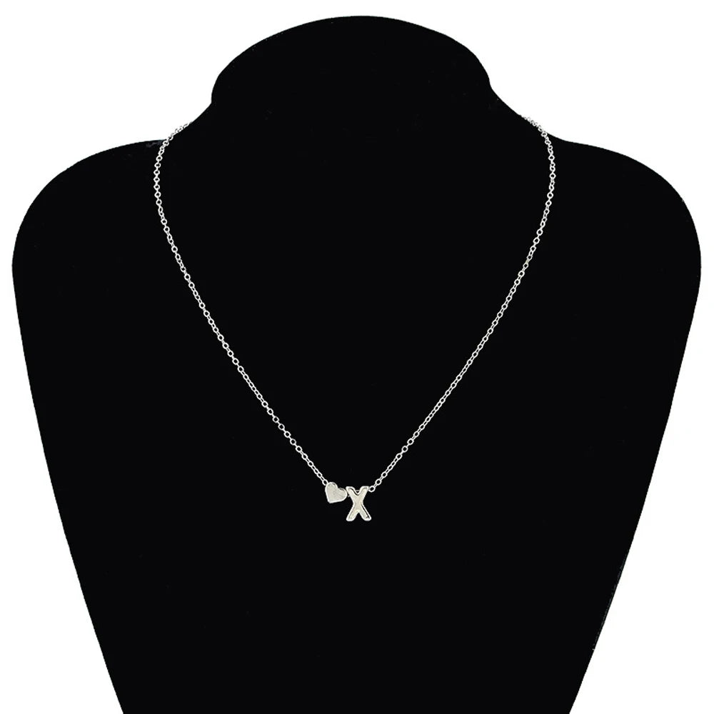 Collier Initiale Personnalisé – Pendentif élégant en Or ou Argent