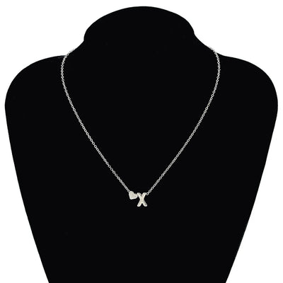 Collier Initiale Personnalisé – Pendentif élégant en Or ou Argent